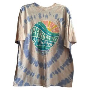 Simply Southern Chasing Sunsets Tie Dye Short Sleeve Tshirt XXL New‎